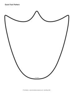 Duck Foot Template Pin by Muse Printables On Printable Patterns at