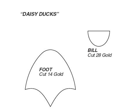 Duck Foot Template Rubber Duck Pattern
