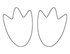 Duck Foot Template Turkey Feet Template – Festival Collections