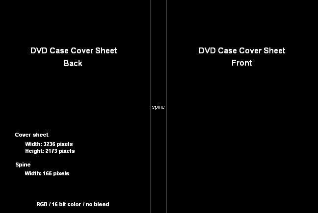 Dvd Case Dimensions Inches Kunaki Artwork