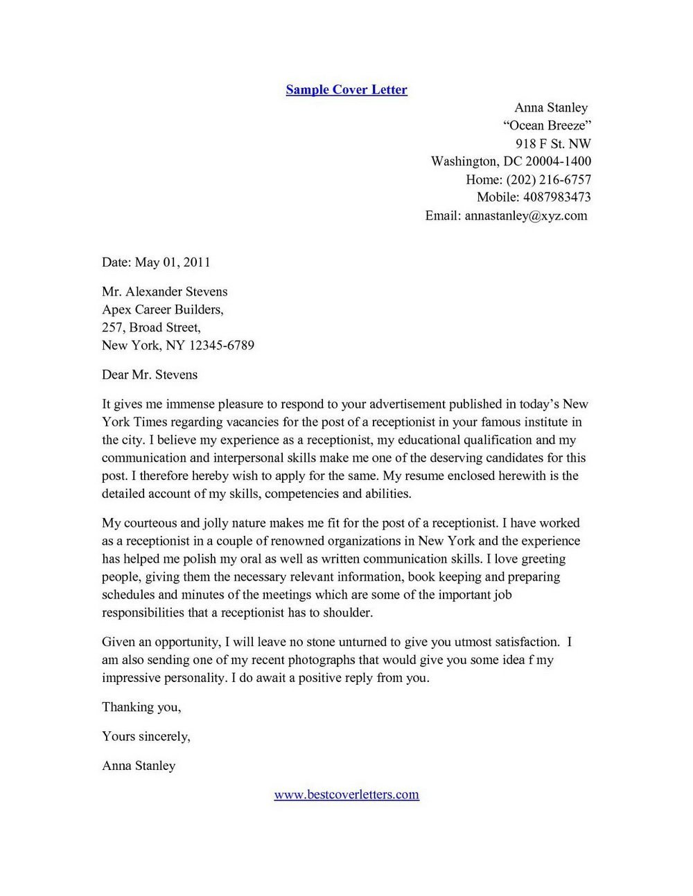 Easy Pickins Job Application Electrician Job Application Cover Letter Job