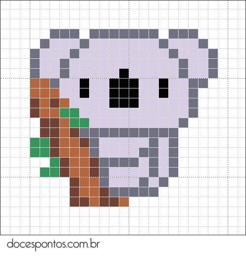 Easy Pixel Art Grid Imagen Relacionada Patrones Amigurumi