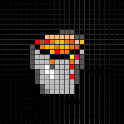 Easy Pixel Art Grid Minecraft 2d Pixel Art Ideas