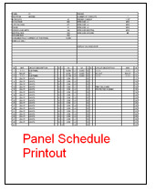 Electric Panel Schedule Template Panel Schedule software