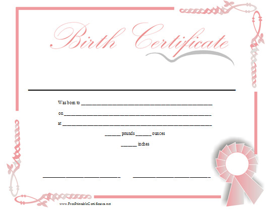 Element Birth Certificate Thomasthinktank [licensed for Non Mercial Use Only