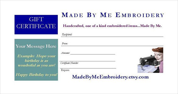 Email Gift Certificate Template 7 Email Gift Certificate Templates Free Sample Example