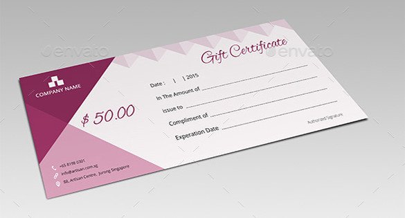 Email Gift Certificate Template 7 Email Gift Certificate Templates Free Sample Example