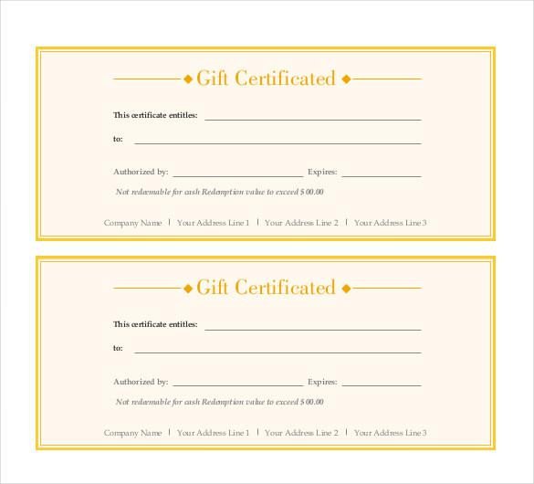 Email Gift Certificate Template Download Email Restaurant Gift Certificate Template for