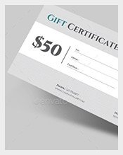 Email Gift Certificate Template Gift Certificate Template – 128 Free Word Pdf Psd Eps