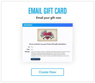 Email Gift Certificate Template Give the T Of the Best Personalized Ad Free Radio to