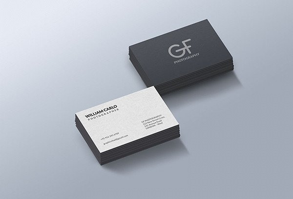 Embossed Business Card Mockup 54 Free Business Card Mockups Ai Word Psd