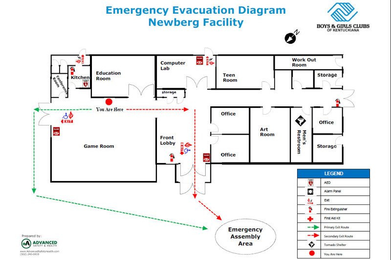 Emergency Evacuation Map Template Emergency Evacuation Floor Plans