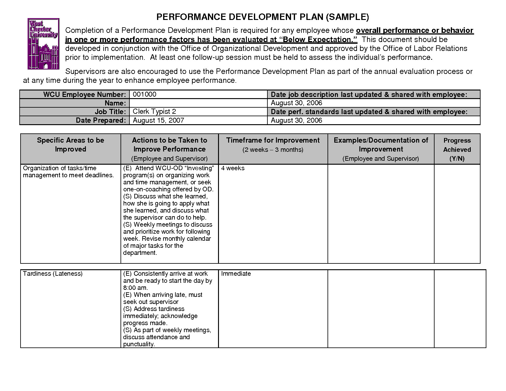 Employee Development Plan Templates 15 Best Of Development Plan Worksheet Example
