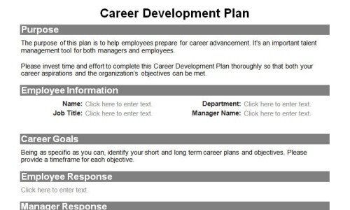 Employee Development Plan Templates Human Resource forms for the Entire Employee Lifecycle
