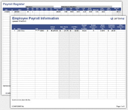 Employee Payroll Ledger Template Employee Payroll Template Free and software