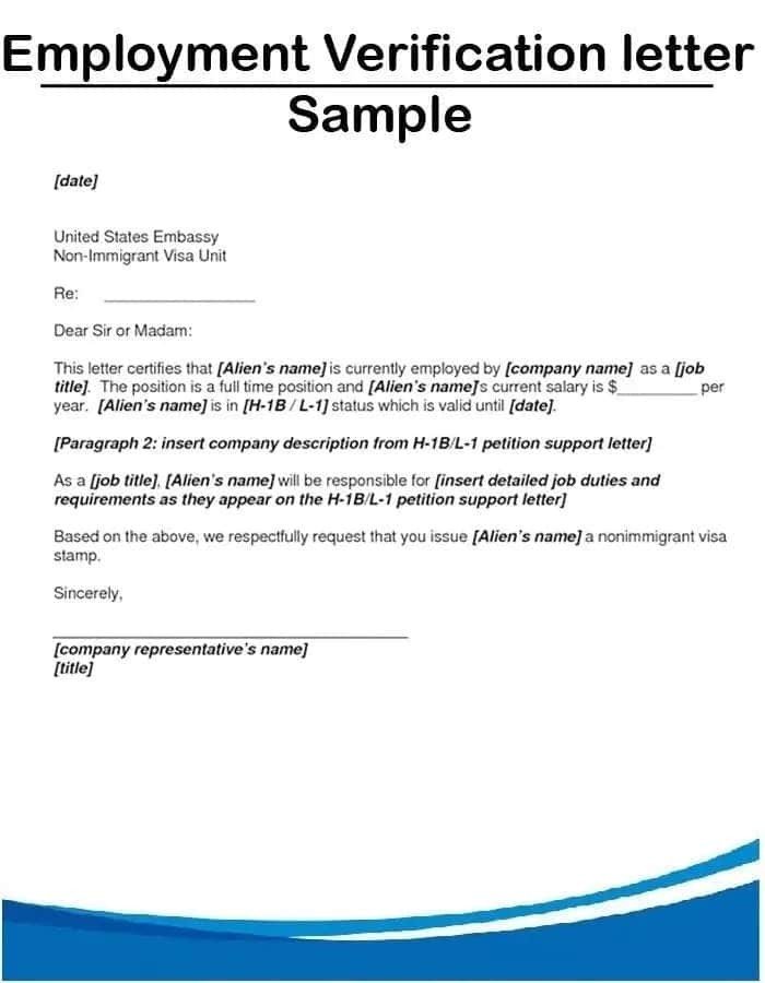 Employee Verification Letter Template How to Write A Verification Of Employment Letter Tuko