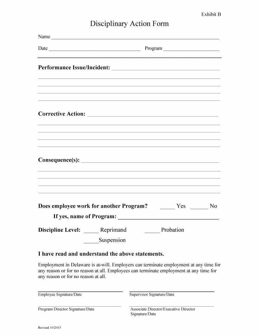 Employee Write Up Templates 46 Effective Employee Write Up forms [ Disciplinary