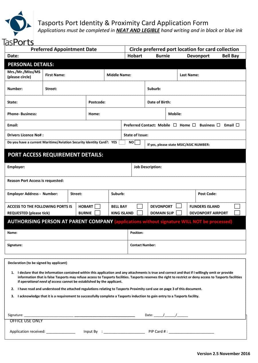 Employment Application form Template 50 Free Employment Job Application form Templates