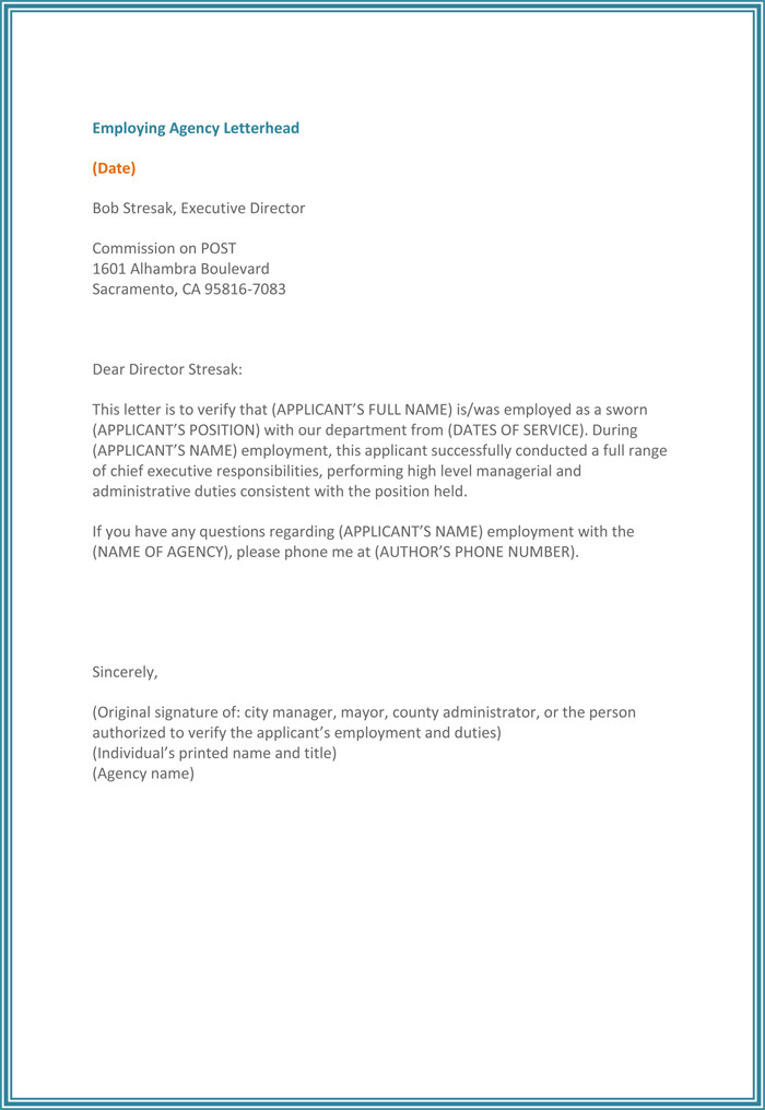Employment Verification Letter Template Word 5 Employment Verification form Templates to Hire Best Employee