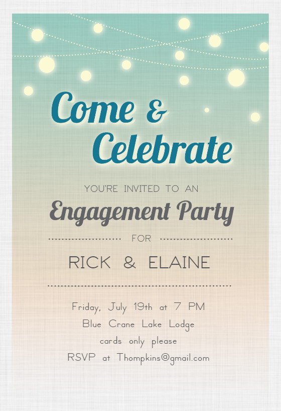 Engagement Party Invitation Templates Celebrate Engagement Engagement Party Invitation