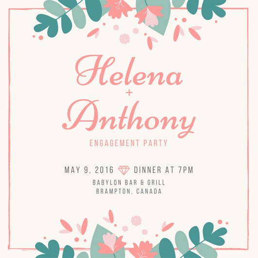 Engagement Party Invitation Templates Engagement Party Invitation Templates Canva