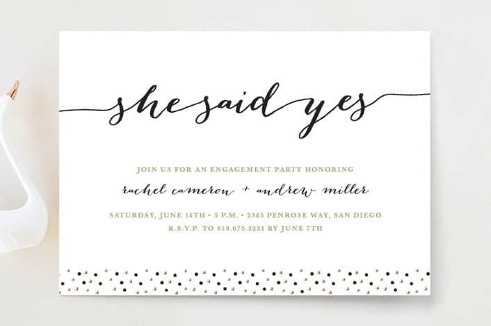 Engagement Party Invitation Templates How to Word Engagement Party Invitations with Examples