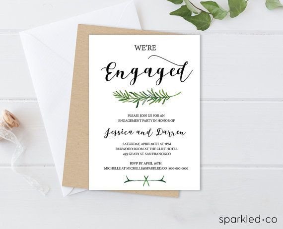 Engagement Party Invitation Templates the 25 Best Engagement Invitation Template Ideas On