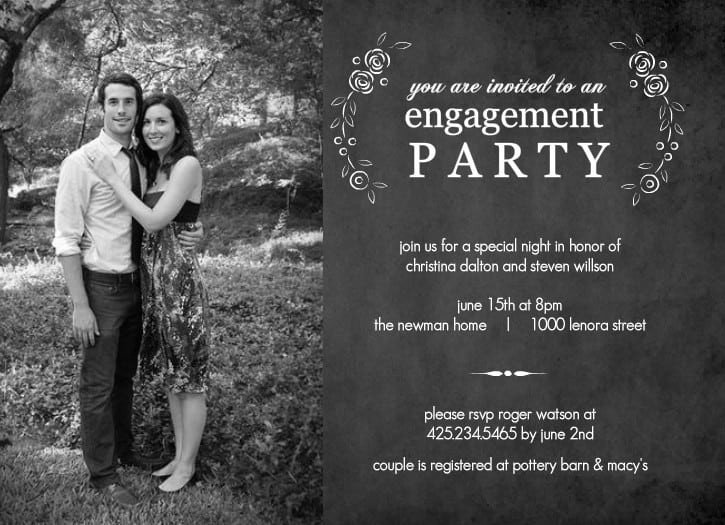 Engagement Party Invitations Templates Engagement Party Invitations Free Download