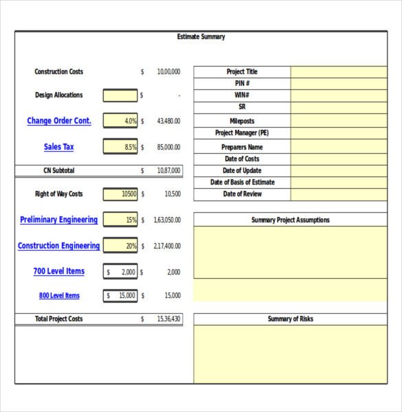 Engineering Change order Template 14 Construction order Templates – Free Sample Example