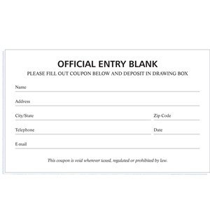 Entry form Template Word Blank Entry forms
