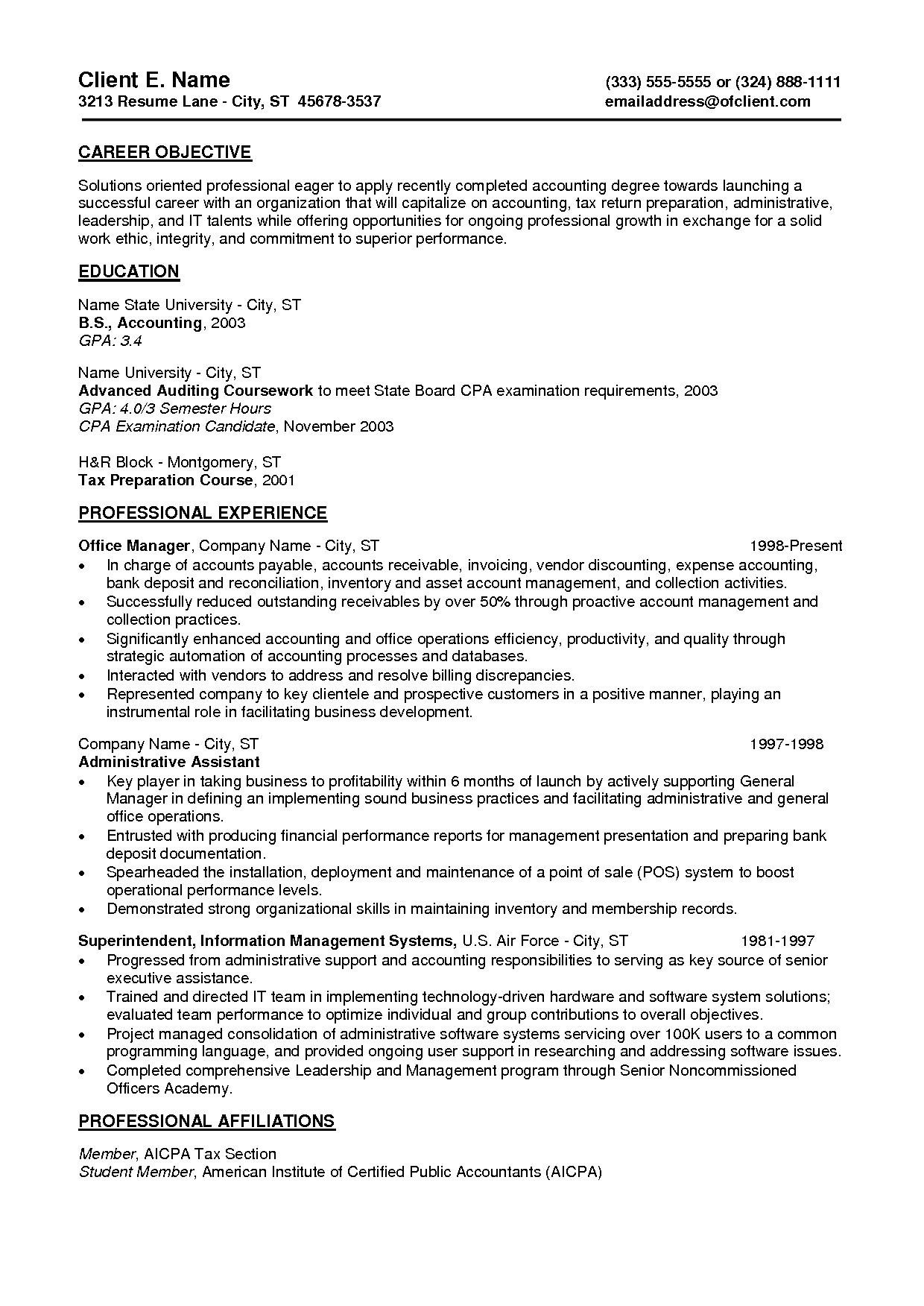 Entry Level Resume Template Entry Level Resume Example Entry Level Job Resume Examples
