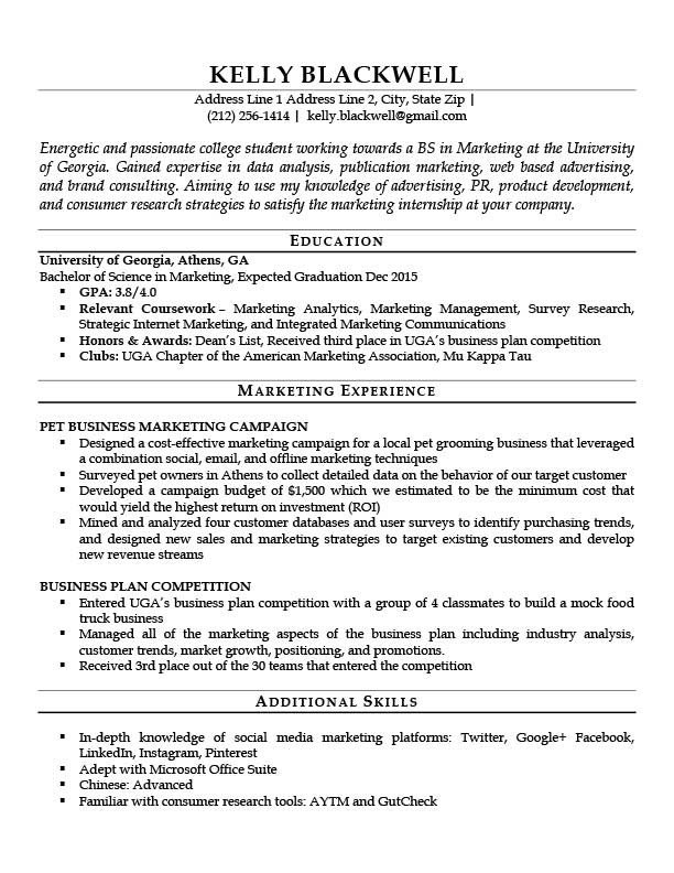 Entry Level Resume Templates Career Level &amp; Life Situation Templates
