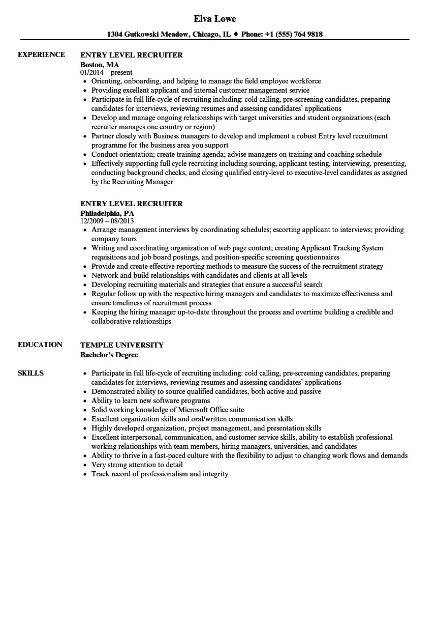 Entry Level Resume Templates Nice Resume for Entry Level Job Entry Level