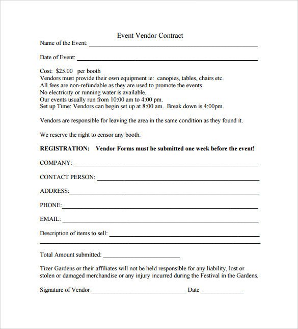 Event Planner Contract Template event Contract Template 25 Download Documents In Pdf