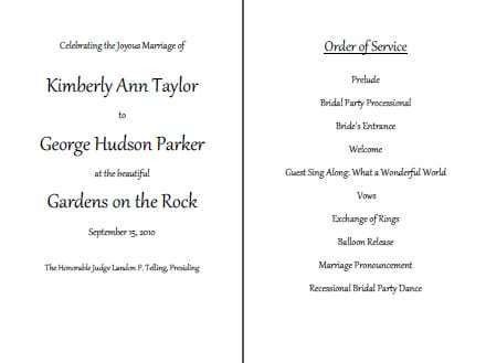 Event Program Template Word 10 event Program Templates Word Excel Pdf formats