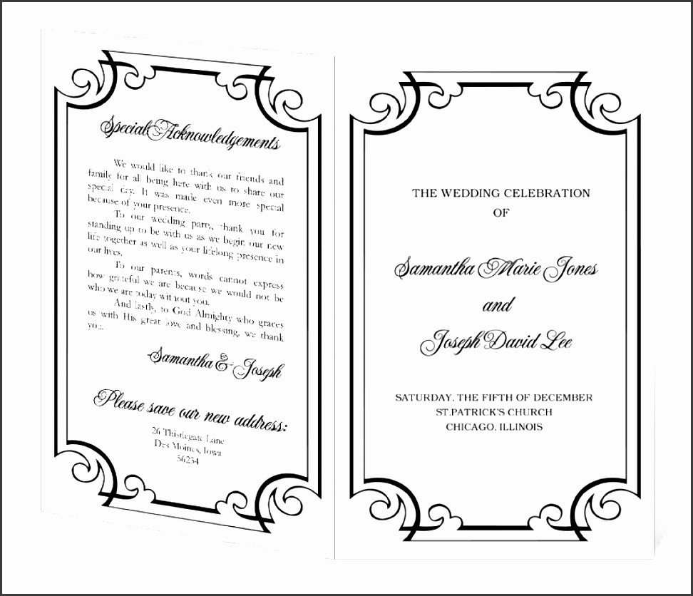 Event Program Template Word 10 Ms Word event Program Template Sampletemplatess