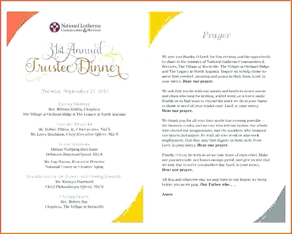 Event Program Template Word 11 12 event Program Template Half Fold