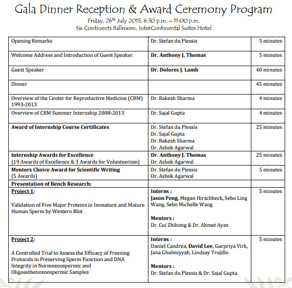 Event Program Template Word 4 Awards event Program Templates formats Examples In