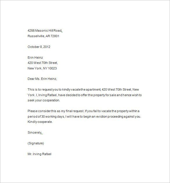Eviction Notice Letter Template Door Notice Template & Zoom Price Buy Sc 1 St Mydoorsign