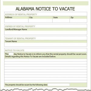 Eviction Notice Template Alabama Alabama Eviction Notice Free Printable Documents