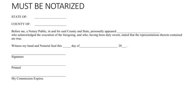 Example Of Notarized Letter 25 Notarized Letter Templates &amp; Samples Writing Guidelines