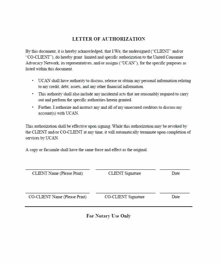 Example Of Notarized Letter 9 Personal Authorization Letter Examples Pdf