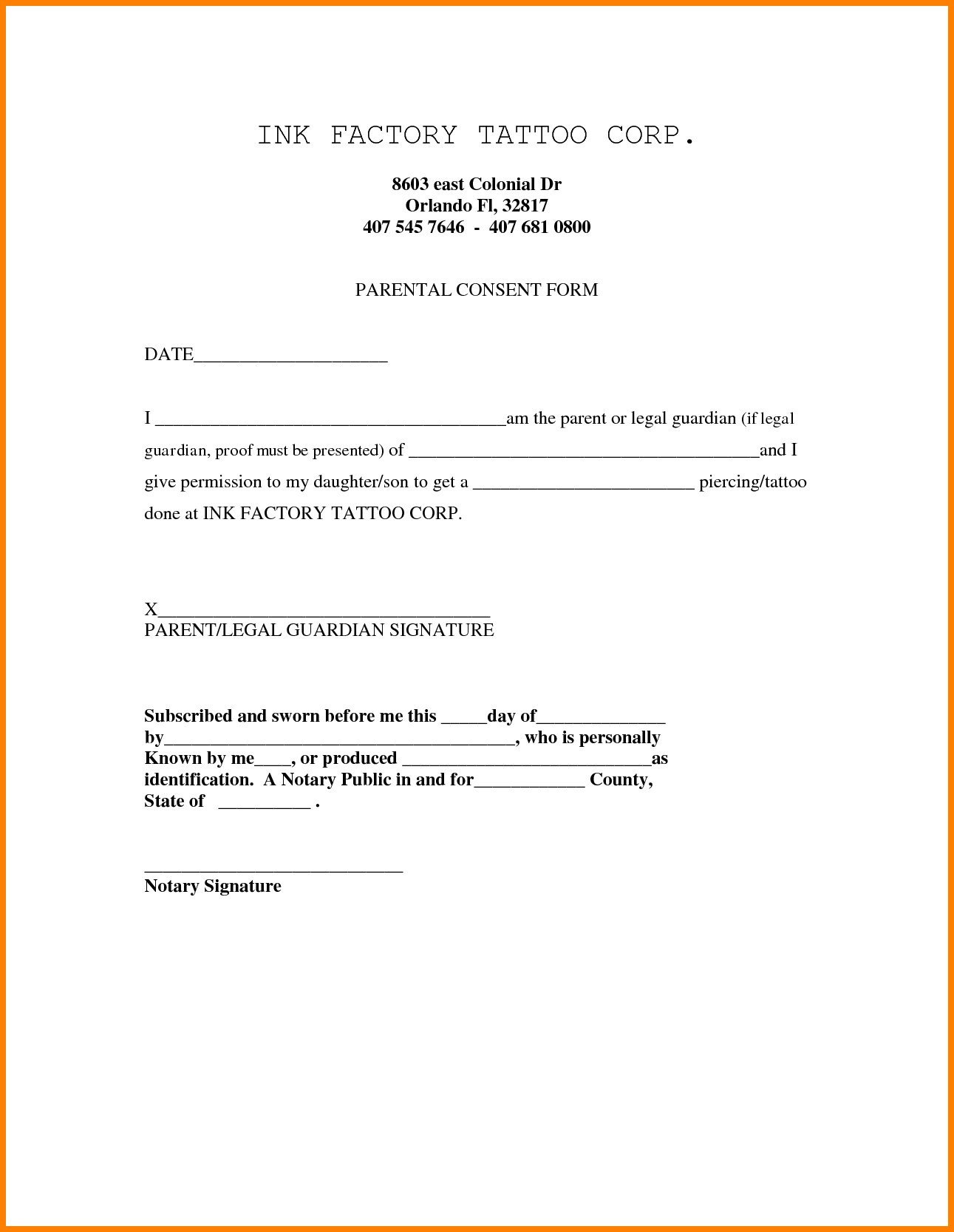 Example Of Notarized Letter Notarized Letter for Guardianship Template Collection