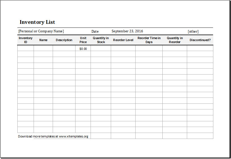 Excel Book Inventory Template 10 Inventory List Examples Pdf