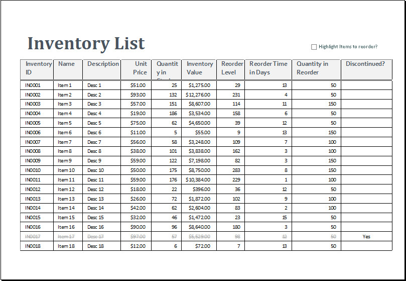 Excel Book Inventory Template Excel Inventory Sheet Template