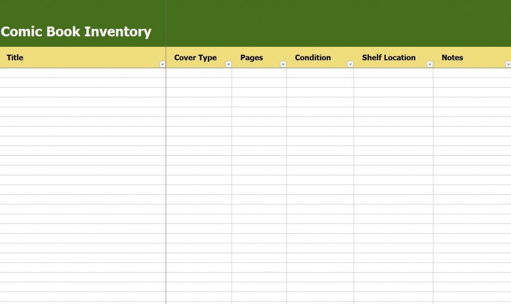 Excel Book Inventory Template Ic Book Inventory