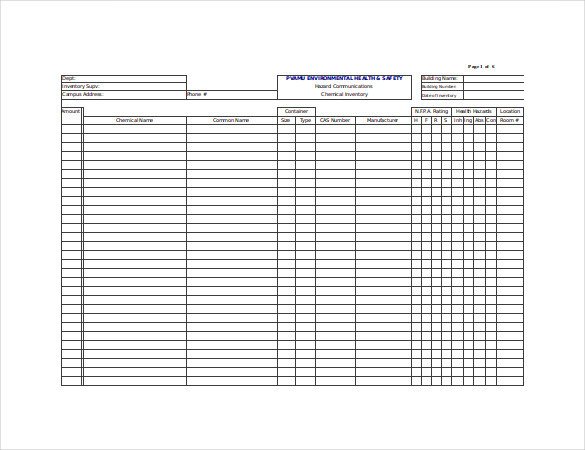 Excel Book Inventory Template Inventory Templates Free