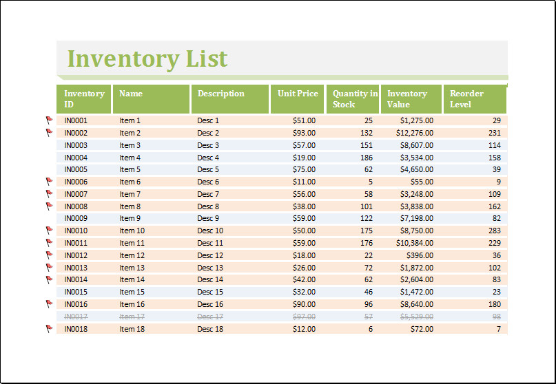 Excel Book Inventory Template Inventory Worksheet Template for Excel