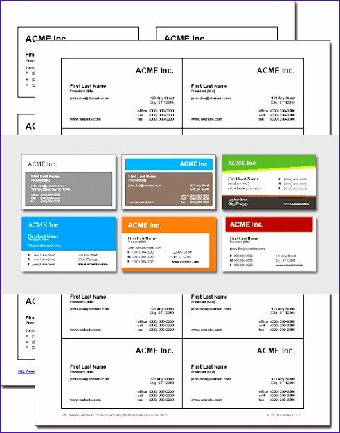 Excel Business Card Template 14 Microsoft Excel Business Card Template Exceltemplates