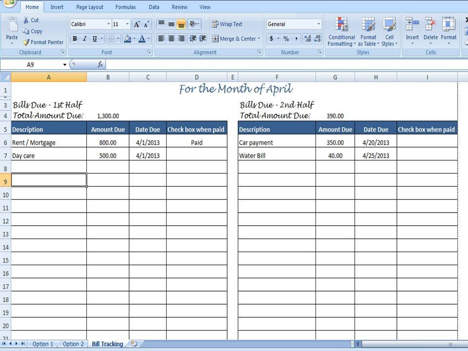 Excel Monthly Bill Template Monthly Bill organizer Bill Tracker by Timesavingtemplates